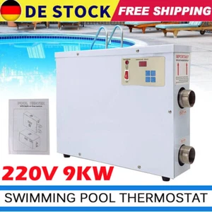 220V 9KW Schwimmbadheizung Poolheizung Thermostat Wärmetauscher Pool Wärmepumpe - Bild 1 von 12
