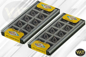 10x VBMT 160404 oder VBMT160408MV ER5165 für Edelstahl Bearbeitung NEU - Bild 1 von 2