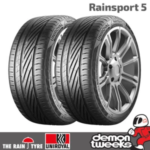 2 x Uniroyal RainSport 5 Performance Road Tyres - 225 40 18 92Y Extra Load XL - Picture 1 of 1