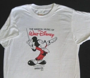 "The Magical Music of Walt Disney" Audioalbum Vintage Werbe T-Shirt (L) fr - Bild 1 von 4