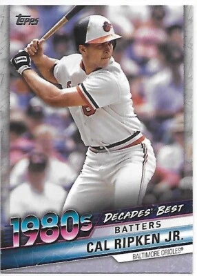 2020 Topps Series 1 Baseball Decades' Best Cal Ripken Jr Orioles - Image 1 of 2