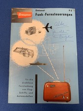 Vintage Graupner Funk Fernsteuerungen Katalog 60er Bellaphon Mikroton Ultraton