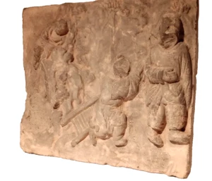Chinese Tomb Pottery Tile Probably Sung Dynasty Chait Auction - Picture 1 of 13