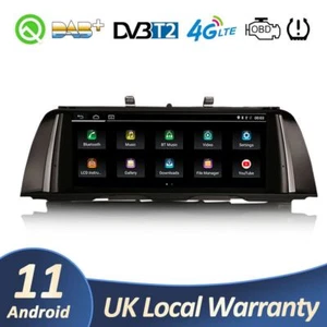 DAB+ CarPlay Android 11 coche estéreo BMW Serie 5 F10/F11 2016 cámara NBT DVR OBD2 - Imagen 1 de 12