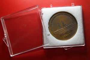 AMERICAN USS ARIZONA PEARL HARBOUR 7 DEC 1941 BRONZE MEDAL #TRA23 - Picture 1 of 7