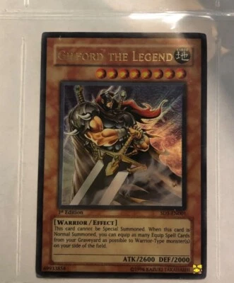 Yu-Gi-Oh! Gilford The Legend Secret Ultra Rare 1st Edition (1996) - SD5-EN001 - Image 1 of 3
