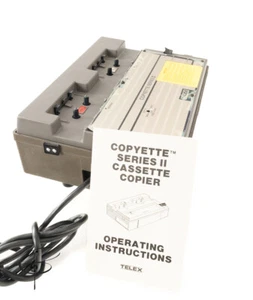Telex Copyette Series II w Operating Instructions Dust Cover Parts Repair Belts - Picture 1 of 6