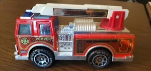 1989 BUDDY L Big Bruiser Pumper Fire Truck, Siren & Lights, Plastic/Metal - Picture 1 of 2