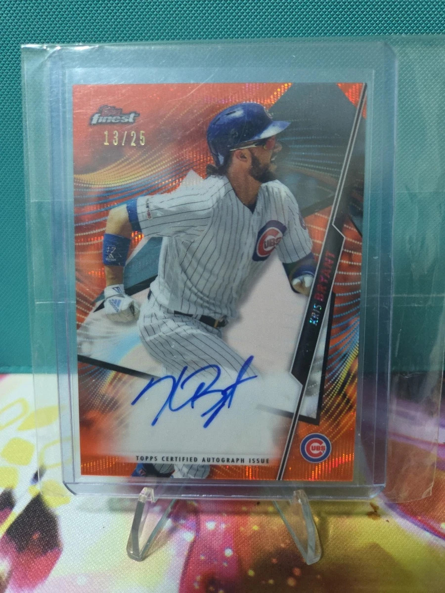 1of1 toppsarchivessignature2022クリスブライアント Kris Bryant