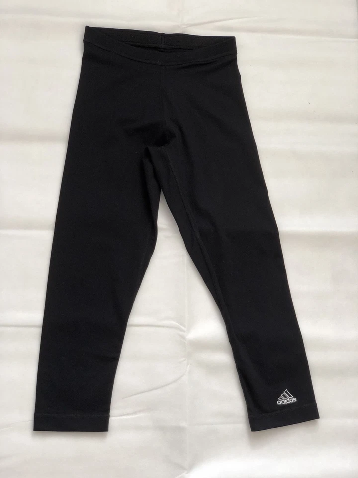 Adidas vintage leggings size Large 3/4 Black - Image 1 of 4
