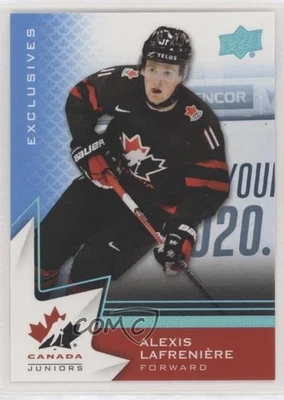 2020-21 Upper Deck Team Canada Juniors Blue Alexis Lafreniere #73 Rookie RC - Image 1 of 2