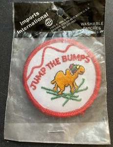 Vintage Imports International - "JUMP THE BUMPS" waschbarer Aufnäher 3" - Bild 1 von 3