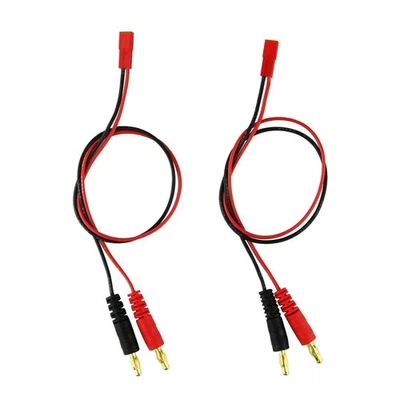Conector de enchufe banana macho FLY RC 4 mm 4,0 mm cable de carga a JST 20awg Soft Sil... Foto 1 de 4