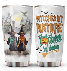 "Hexen von Natur aus" 20 Unzen individueller Becher - Beste Freunde Halloween Tasse Geschenk - Neu! - Bild 1 von 7