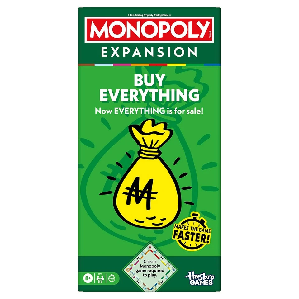 Monopoly Buy Everything Expansion Pack - Classic Monopoly Required - Image 1 of 4