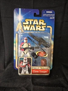 STAR WARS ATTACCO DEI CLONI 2001 HASBRO Clone Trooper con cannone da sparo - Foto 1 di 3