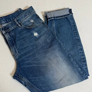 G-Star RAW Distressed ARC 3D Boyfriend Jeans Damen 29 blau Bündchen am Saum - Bild 1 von 9