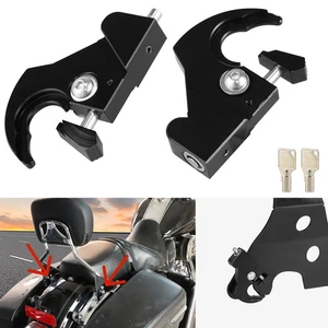 Quick Release Rotary Docking Latches with 2 Key For Harley Backrest Luggage Rack - Picture 1 of 8