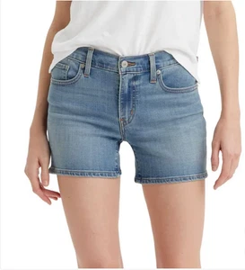 Levi's Damen mittellange Jeansshorts, blau, 16 - Bild 1 von 3