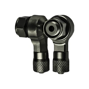 Pack of 2 Tubeless Tyre Valves Stem 90 Degree Motorcycle Modification Accessory - Picture 1 of 12