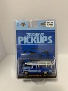 M2 Machines 78 Chevy Pickups Silverado 30 Blue Hobby Lobby Exclusive - Picture 1 of 5