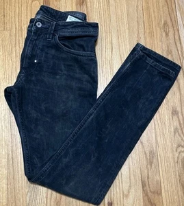 Diesel Jeans ‘Thanaz’ Black Washed 32x34 Tapered *Mint Condition* Made In Italy - Picture 1 of 18