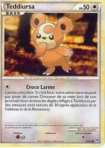 Carte Pokemon " TEDDIURSA " L'APPEL DES LEGENDES PV 50 73/95 VF - Imagen 1 de 1
