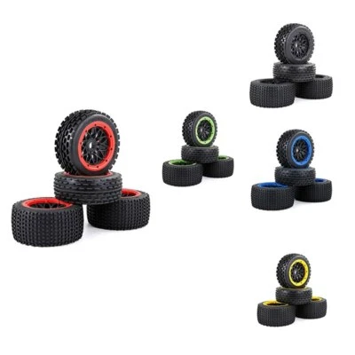 Off-Road Front Rear Tyre Thickened Wheel Set for 1/5 HPI ROFUN ROVAN KM BAJA 5B - Image 1 of 4