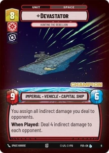 Devastator Champion Promo Foil - P25 6 NM - Star Wars Unlimited - Picture 1 of 1