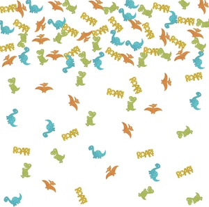 Glitter Dinosaur Confetti, Dinosaur Theme Birthday/Baby Shower/Gender Reveal Par - Picture 1 of 6