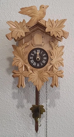 German Cuckoo Clock Regula Vintage Rare light color HTF untested Read listingā¬ļø Cover