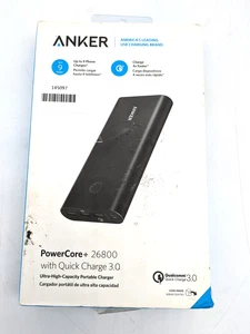 Anker A1374 PowerCore + 26800 With Quick Charge 3.0 Portable Power Bank In Black - Picture 1 of 2