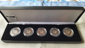 5 Euro Münzen BRD 2017 Klimazonen der Erde -Tropische Zone Palymer-Ring st (A-J) - Bild 1 von 3