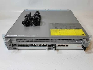 Router doble Cisco ASR1002 V05 4 puertos Gigabit Ethernet SFP PWR SPA-4X1FE-TX-V2 - Imagen 1 de 8