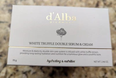 d'Alba Piedmont White Truffle Double Serum & Cream 2.46 oz exp: 12/2026 - Image 1 of 4