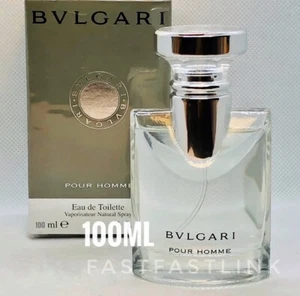 BVLGARI POUR HOMME 100ml EDT SPRAY MENS FRAGRANCE…SEALED BOX+ GENUINE - Picture 1 of 3