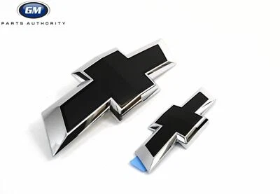 Chevrolet Tahoe 2015-2020 kit emblema black out 23463800 84214128 84214126 OEM GM Foto 1 de 2