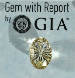 GIA Certified Natural Citrine  Loose Oval Brilliant Fantasy Cut 7.66 ct. - Picture 1 of 7
