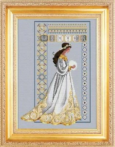 Lavender & Lace Cross Stitch Pattern CELTIC WINTER LL60 - Picture 1 of 2