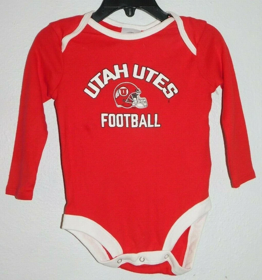 Utah Utes 6-9 months Long Sleeves Bodysuit one-pieces - Image 1 of 1