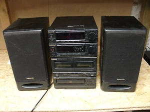 Kompaktanlage Panasonic SA-CH33 CD-Player Tuner 2 x Cassette retro vintage kult - Bild 1 von 10