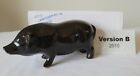 Red Wing Collectors Society 2010 Commemorative Pig  VERSION "B" BLACK  W/ Cards