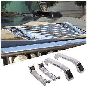 4 PIEZAS Cubierta de manijas exteriores con capucha ABS plateada para Hummer H2 2003-2009 - Imagen 1 de 14