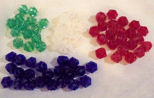 DRAGONMASTER PLASTIC CRYSTALS JEWELS GEMS MILTON BRADLEY BOARD GAME PARTS 1981 - Picture 1 of 2