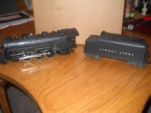 ๐๐LIONEL 027**STEAM LOCOMOTIVE 1666 & LIONEL LINES TENDER 2666T**UNTESTED ๐๐ - Picture 1 of 15