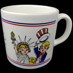 Campbell Suppe 4. Juli 1776 1976 Amerika zweihundertjähriges Kaffeetasse Becher Lady Liberty - Bild 1 von 9