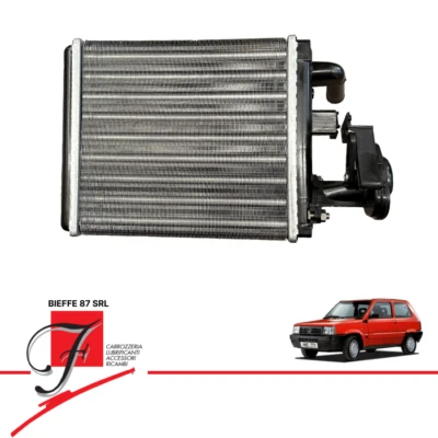 RADIATORE RISCALDAMENTO CON RUBINETTO FIAT PANDA 141 DAL 1981 AL 2002 NUOVO - Imagen 1 de 4