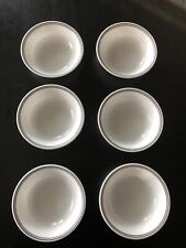 Corelle Optic berry bowls black and white 5 3/8 in