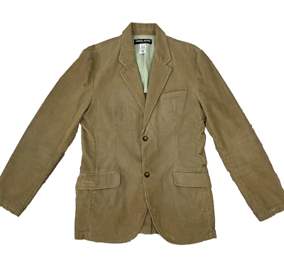 Blazer Guess Para Hombres Pana L De Colección Chaqueta Bronceada Bolsillo Años 70 Western Preppy Ranch Años 90 Foto 1 de 4