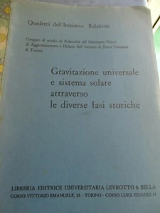 FISICA-GRAVITAZIONE UNIVERSALE-SISTEMA SOLARE ATTRAVERSO DIVERSE FASI STORICHE - Picture 1 of 1